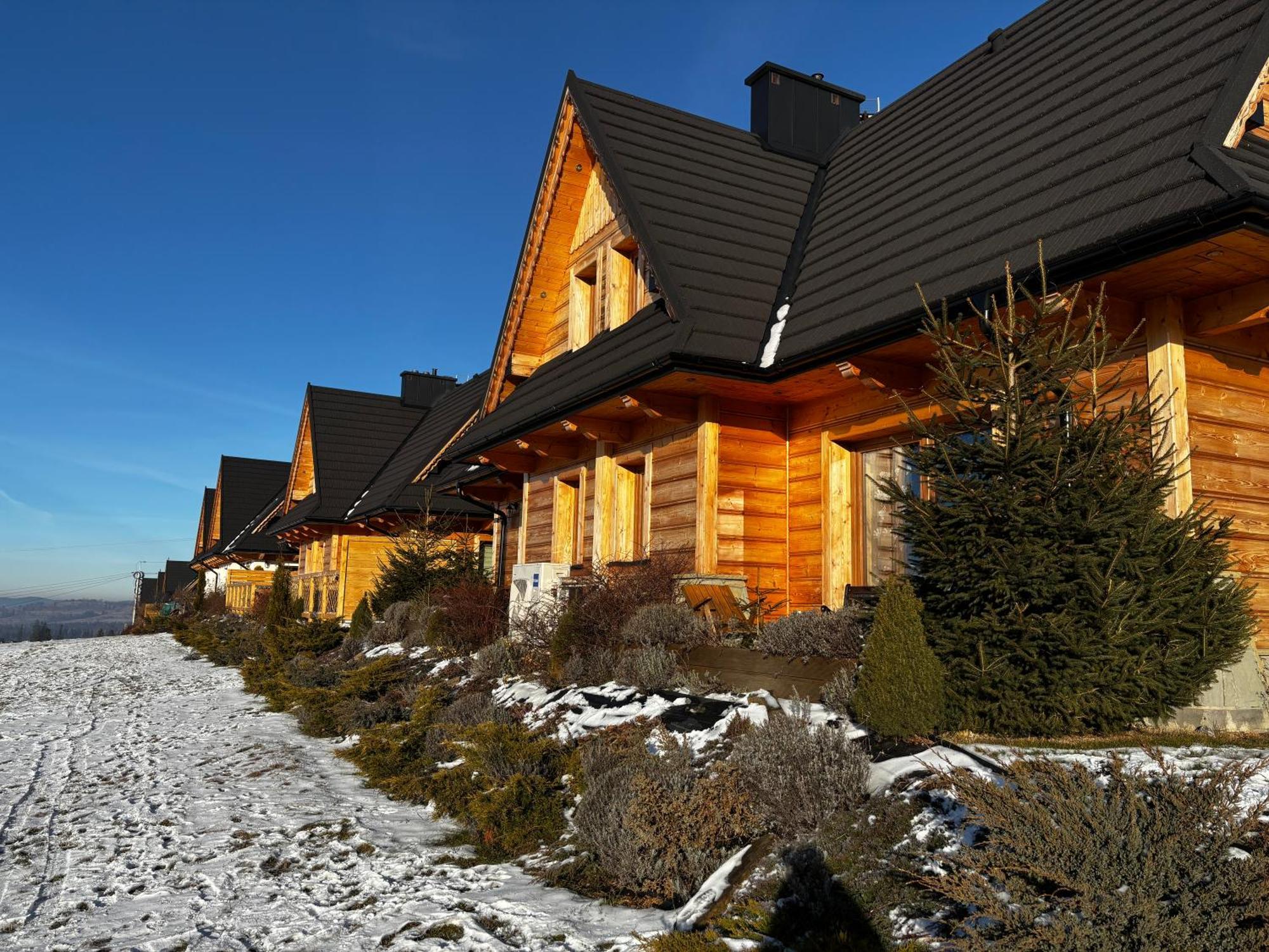 Witowianskie Domki Z Kominkiem, Jacuzzi I Sauna Dzianisz Exterior foto